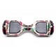 Hoverboard Go Kart Csomag, 6.5 Inch-es, Teljesítménye 700W, Bluetooth-os beépített hangszórók, Led-ek, Fekete Hoverkart Felfüggesztésekkel, Smart Balance Regular SkullColor 6