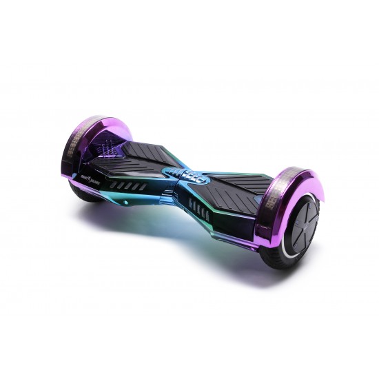 Elektromos Hoverboard GoKart Szett Lengéscsillapítókkal, 6.5 colos, Transformers Dakota, Nagy Hatótávolság, Fekete HoverKart Lengéscsillapítókkal, Smart Balance 4