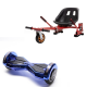 Transformers ElectroBlue  Hoverboard Szett Piros Dupla Felfüggesztésű HoverKart Üléssel - 8” Kerekek, Bluetooth Hangszórók, LED Fények, Önegyensúlyozás, 15km hatótávolság, 700W teljesítmény, 4Ah Samsung cellás akkumulátor, Smart Balance 2