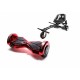 Hoverboard Go Kart Csomag, 8 Inch-es, Teljesítménye 700W, Bluetooth-os beépített hangszórók, Led-ek, Fekete Hoverkart Felfüggesztésekkel, Smart Balance Transformers ElectroRed 2