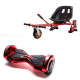 Hoverboard Go Kart Csomag, 8 Inch-es, Teljesítménye 700W, Bluetooth-os beépített hangszórók, Led-ek, Piros Hoverkart Felfüggesztésekkel, Smart Balance Transformers ElectroRed 2