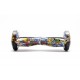 Transformers HipHop  Hoverboard Szett Fekete Dupla Felfüggesztésű HoverKart Üléssel - 8” Kerekek, Bluetooth Hangszórók, LED Fények, Önegyensúlyozás, 15km hatótávolság, 700W teljesítmény, 4Ah Samsung cellás akkumulátor, Smart Balance 5