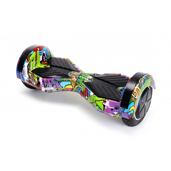 Transformers Multicolor  Hoverboard Szett Rózsaszín Dupla Felfüggesztésű HoverKart Üléssel - 8” Kerekek, Bluetooth Hangszórók, LED Fények, Önegyensúlyozás, 15km hatótávolság, 700W teljesítmény, 4Ah Samsung cellás akkumulátor, Smart Balance 3