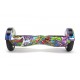 Transformers Multicolor Hoverboard Szett Fekete Dupla Felfüggesztésű HoverKart Üléssel - 6.5” Kerekek, Bluetooth Hangszórók, LED Fények, Önegyensúlyozás, 15km hatótávolság, 700W teljesítmény, 4Ah Samsung cellás akkumulátor, Smart Balance 3