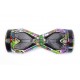 Transformers Multicolor Hoverboard Szett Fekete Dupla Felfüggesztésű HoverKart Üléssel - 6.5” Kerekek, Bluetooth Hangszórók, LED Fények, Önegyensúlyozás, 15km hatótávolság, 700W teljesítmény, 4Ah Samsung cellás akkumulátor, Smart Balance 5