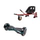 Hoverboard Go Kart Csomag, 8 Inch-es, Teljesítménye 700W, Bluetooth-os beépített hangszórók, Led-ek, Piros Hoverkart Felfüggesztésekkel, Smart Balance Transformers Thunderstorm Blue 2