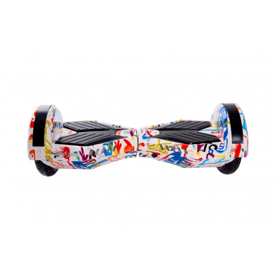 Transformers Splash  Hoverboard Szett Kék Dupla Felfüggesztésű HoverKart Üléssel - 8” Kerekek, Bluetooth Hangszórók, LED Fények, Önegyensúlyozás, 15km hatótávolság, 700W teljesítmény, 4Ah Samsung cellás akkumulátor, Smart Balance 3
