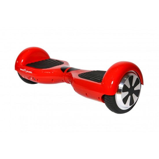 Elektromos Hoverboard Standard GoKart Szett, 6.5 colos, Regular Red PowerBoard, Nagy Hatótávolság, és Fekete Hoverkart, Smart Balance 2