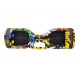 Hoverboard 6.5 Inch-es, Teljesítménye 700W, Bluetooth-os beépített hangszórók, Led-ek, Smart Balance Regular HipHop, fogantyúval Hoverboard 6.5 Inch-es, Teljesítménye 700W, Bluetooth-os beépített hangszórók, Led-ek, Smart Balance Regular HipHop, fogantyúval