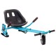 Regular Multicolor fogantyúval Hoverboard Szett Kék Dupla Felfüggesztésű HoverKart Üléssel - 6.5” Kerekek, Bluetooth Hangszórók, LED Fények, Önegyensúlyozás, 15km hatótávolság, 700W teljesítmény, 4Ah Samsung cellás akkumulátor, Smart Balance 3