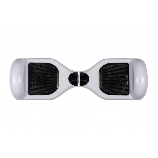 Hoverboard Smart Balance ™, Regular White, 6.5 colos kerekek, Bluetooth, Autobalance, Led lámpák, 700 W, Samsung cellás akkumulátor