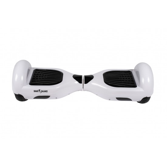 Hoverboard Smart Balance ™, Regular White, 6.5 colos kerekek, Bluetooth, Autobalance, Led lámpák, 700 W, Samsung cellás akkumulátor Hoverboard Smart Balance ™, Regular White, 6.5 colos kerekek, Bluetooth, Autobalance, Led lámpák, 700 W, Samsung cellás akkumulátor