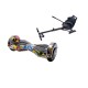 Hoverboard Go Kart Csomag, 8 Inch-es, Teljesítménye 700W, Bluetooth-os beépített hangszórók, Led-ek, Hoverkart ergonomikus ülés, Smart Balance Transformers HipHop 2