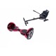 OffRoad ElectroPink Hoverboard Szett Ergonomikus HoverKart Üléssel - 10” Kerekek, Bluetooth Hangszórók, LED Fények, Önegyensúlyozás, 15km hatótávolság, 700W teljesítmény, 4Ah Samsung cellás akkumulátor, Smart Balance 2