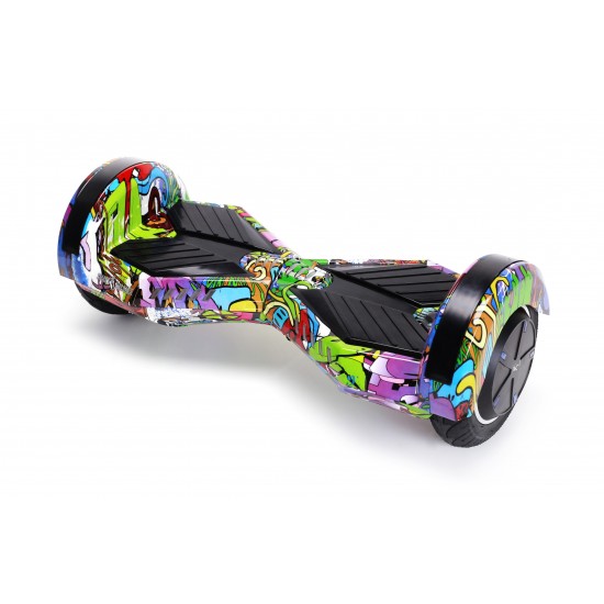 Transformers Multicolor Hoverboard Szett Komfortos HoverKart Üléssel - 6.5” Kerekek, Bluetooth Hangszórók, LED Fények, Önegyensúlyozás, 15km hatótávolság, 700W teljesítmény, 4Ah Samsung cellás akkumulátor, Smart Balance 2
