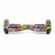 Regular Multicolor fogantyúval Hoverboard Szett Kék Dupla Felfüggesztésű HoverKart Üléssel - 6.5” Kerekek, Bluetooth Hangszórók, LED Fények, Önegyensúlyozás, 15km hatótávolság, 700W teljesítmény, 4Ah Samsung cellás akkumulátor, Smart Balance 4