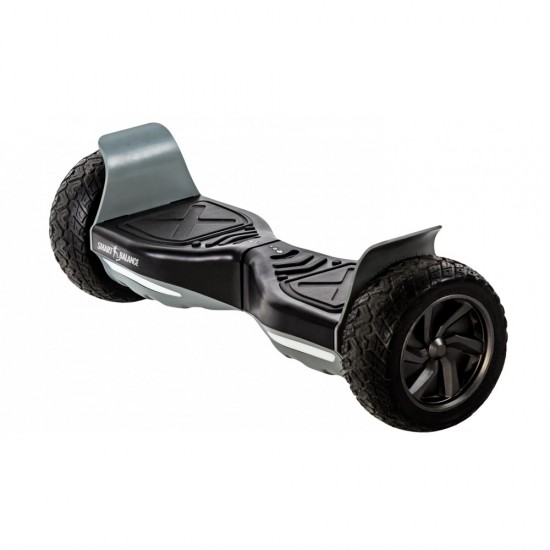 Elektromos Hoverboard GoKart Szett Lengéscsillapítókkal, 8.5 colos, Hummer Black, Nagy Hatótávolság, Fekete HoverKart Lengéscsillapítókkal, Smart Balance 2