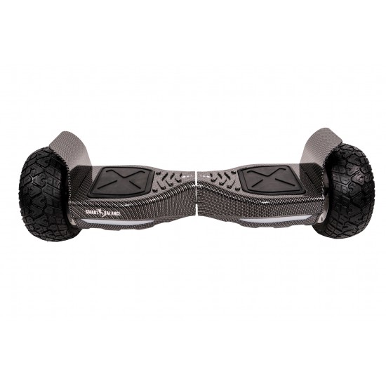 Hummer Carbon All-Terrain Hoverboard Szett Ergonomikus HoverKart Üléssel – 8.5” Kerekek, Bluetooth Hangszórók, LED Fények, Önegyensúlyozás, 15km hatótávolság, 700W teljesítmény, 4Ah Samsung cellás akkumulátor, Smart Balance 4