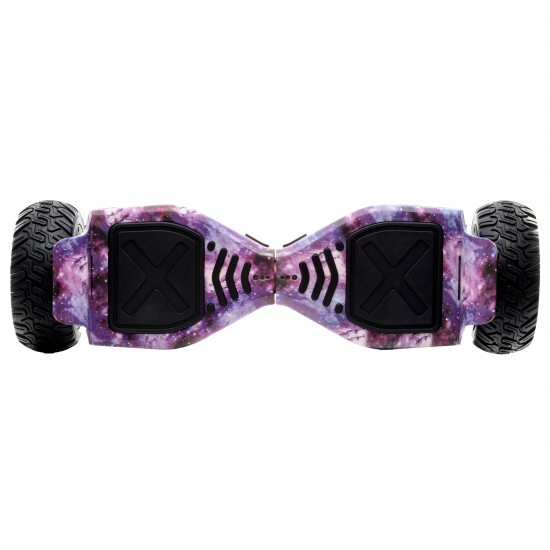 Hummer Galaxy All-Terrain Hoverboard Szett Piros Dupla Felfüggesztésű HoverKart Üléssel – 8.5” Kerekek, Bluetooth Hangszórók, LED Fények, Önegyensúlyozás, 15km hatótávolság, 700W teljesítmény, 4Ah Samsung cellás akkumulátor, Smart Balance 6