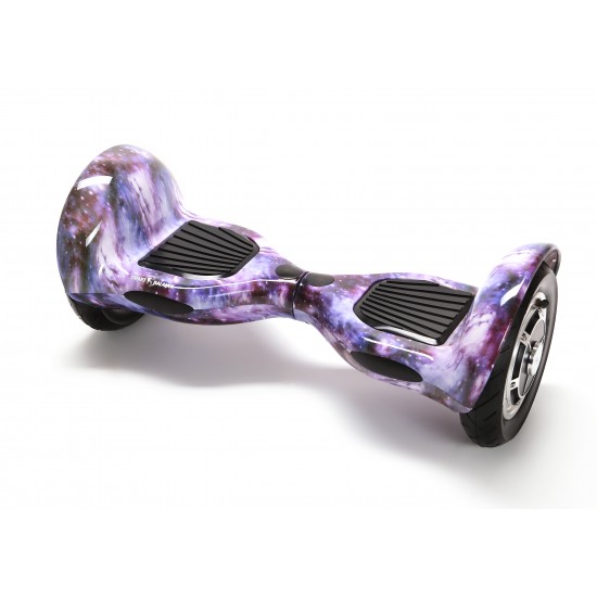 OffRoad Galaxy Hoverboard Szett Rózsaszín Dupla Felfüggesztésű HoverKart Üléssel - 10” Kerekek, Bluetooth Hangszórók, LED Fények, Önegyensúlyozás, 15km hatótávolság, 700W teljesítmény, 4Ah Samsung cellás akkumulátor, Smart Balance 2