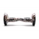 OffRoad Tattoo Hoverboard Szett Piros Dupla Felfüggesztésű HoverKart Üléssel - 10” Kerekek, Bluetooth Hangszórók, LED Fények, Önegyensúlyozás, 15km hatótávolság, 700W teljesítmény, 4Ah Samsung cellás akkumulátor, Smart Balance 4
