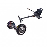 OffRoad Thunderstorm 7 Hoverboard Szett Ergonomikus HoverKart Üléssel - 10” Kerekek, Bluetooth Hangszórók, LED Fények, Önegyensúlyozás, 15km hatótávolság, 700W teljesítmény, 4Ah Samsung cellás akkumulátor, Smart Balance