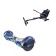 Hoverboard Go Kart Csomag, 6.5 Inch-es, Teljesítménye 700W, Bluetooth-os beépített hangszórók, Led-ek, Hoverkart ergonomikus ülés, Smart Balance Regular America, fogantyúval 2