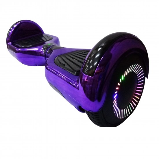 6.5 colos Hoverboard, Regular ElectroPurple PRO, Standard Hatótávolság, Smart Balance