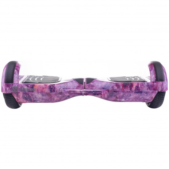 Regular Galaxy pink fogantyúval Hoverboard Szett Rózsaszín Dupla Felfüggesztésű HoverKart Üléssel - 6.5” Kerekek, Bluetooth Hangszórók, LED Fények, Önegyensúlyozás, 15km hatótávolság, 700W teljesítmény, 4Ah Samsung cellás akkumulátor, Smart Balance 2