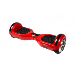 Regular Red Hoverboard - 6.5” Kerekek, Bluetooth Hangszórók, LED Fények, Önegyensúlyozás, 15km hatótávolság, 700W teljesítmény, 4Ah Samsung cellás akkumulátor, Smart Balance