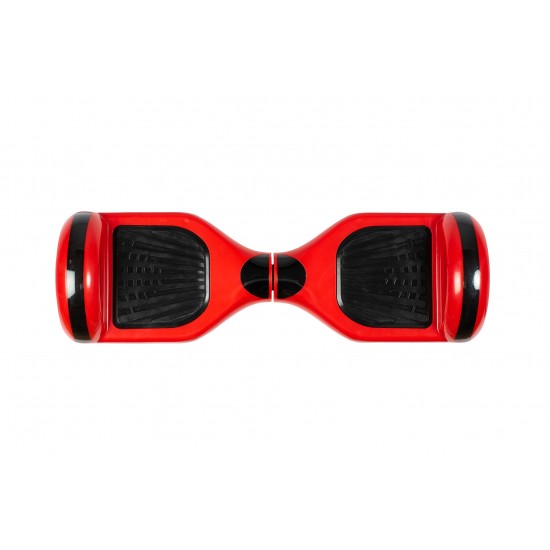 Elektromos Hoverboard GoKart Szett Lengéscsillapítókkal, 6.5 colos, Regular Red, Nagy Hatótávolság, Fekete HoverKart Lengéscsillapítókkal, Smart Balance 2