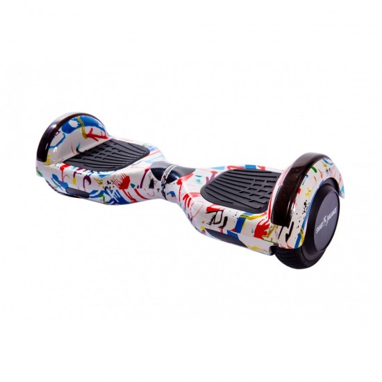 Regular Splash Hoverboard Szett Kék Dupla Felfüggesztésű HoverKart Üléssel - 6.5” Kerekek, Bluetooth Hangszórók, LED Fények, Önegyensúlyozás, 15km hatótávolság, 700W teljesítmény, 4Ah Samsung cellás akkumulátor, Smart Balance 2