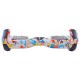 Regular Splash fogantyúval Hoverboard Szett Komfortos HoverKart Üléssel - 6.5” Kerekek, Bluetooth Hangszórók, LED Fények, Önegyensúlyozás, 15km hatótávolság, 700W teljesítmény, 4Ah Samsung cellás akkumulátor, Smart Balance 4