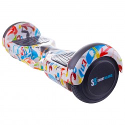 Regular Splash fogantyúval Hoverboard - 6.5” Kerekek, Bluetooth Hangszórók, LED Fények, Önegyensúlyozás, 15km hatótávolság, 700W teljesítmény, 4Ah Samsung cellás akkumulátor, Smart Balance