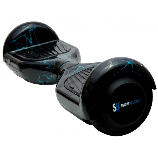 Regular Thunderstorm Blue Hoverboard Szett Piros Dupla Felfüggesztésű HoverKart Üléssel - 6.5” Kerekek, Bluetooth Hangszórók, LED Fények, Önegyensúlyozás, 15km hatótávolság, 700W teljesítmény, 4Ah Samsung cellás akkumulátor, Smart Balance 2