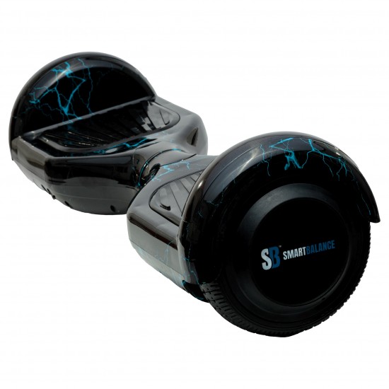 Regular Thunderstorm Blue Hoverboard Szett Piros Dupla Felfüggesztésű HoverKart Üléssel - 6.5” Kerekek, Bluetooth Hangszórók, LED Fények, Önegyensúlyozás, 15km hatótávolság, 700W teljesítmény, 4Ah Samsung cellás akkumulátor, Smart Balance 3