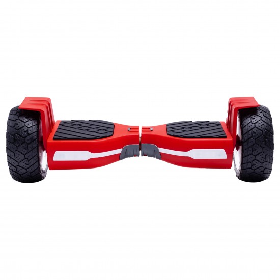 Hummer Red All-Terrain Hoverboard Szett Ergonomikus HoverKart Üléssel – 8.5” Kerekek, Bluetooth Hangszórók, LED Fények, Önegyensúlyozás, 15km hatótávolság, 700W teljesítmény, 4Ah Samsung cellás akkumulátor, Smart Balance 6