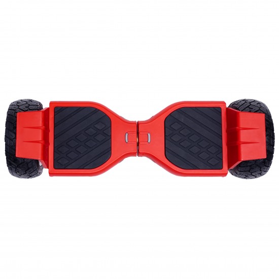 Hummer Red All-Terrain Hoverboard Szett Fekete Dupla Felfüggesztésű HoverKart Üléssel – 8.5” Kerekek, Bluetooth Hangszórók, LED Fények, Önegyensúlyozás, 15km hatótávolság, 700W teljesítmény, 4Ah Samsung cellás akkumulátor, Smart Balance 2