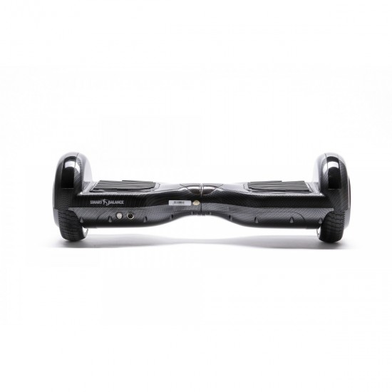 Elektromos Hoverboard csomag Komfortos Üléssel, 6.5 colos, Regular Carbon PRO, Nagy Hatótávolság, Fehér Szivacsos ülés, Smart Balance 3