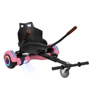 Regular Pink PRO standard hatótávolság 6.5 inch-es Hoverboard csomag, Hoverkart üléssel, gyermekeknek és feln?tteknek
