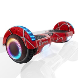 6.5 colos Hoverboard, Regular Red Spider PRO, Nagy Hatótávolság, Smart Balance