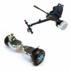 Hummer Camouflage PRO standard hatótávolság 8.5 inch-es Hoverboard csomag, Hoverkart üléssel, gyermekeknek és feln?tteknek