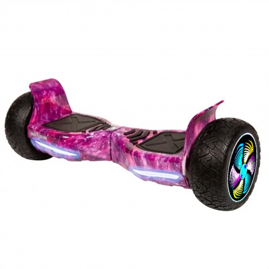 8.5 colos Hoverboard Off-Road, Hummer Galaxy Pink PRO, Nagy Hatótávolság, Smart Balance
