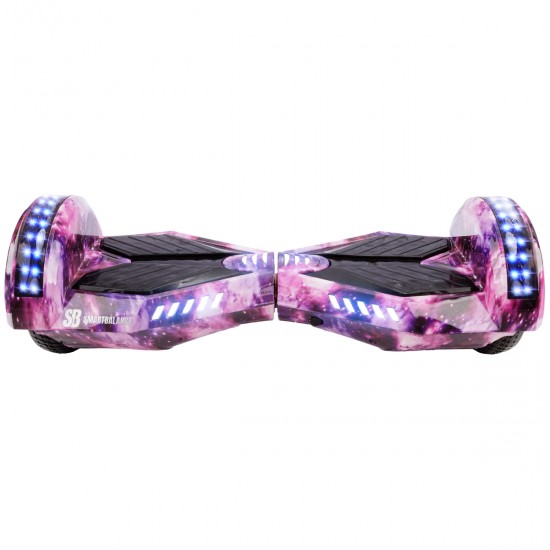 Elektromos Hoverboard csomag Komfortos Üléssel, 6.5 colos, Transformers Galaxy Pink PRO, Nagy Hatótávolság, Fehér Szivacsos ülés, Smart Balance 5