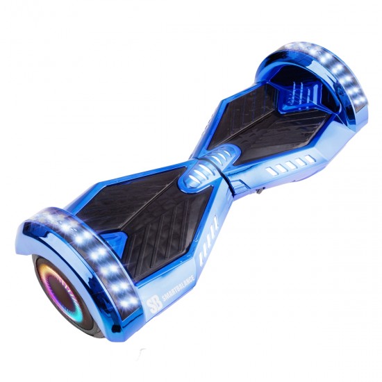 Elektromos Hoverboard csomag Komfortos Üléssel, 6.5 colos, Transformers ElectroBlue PRO, Standard Hatótávolság, Fehér Szivacsos ülés, Smart Balance 7