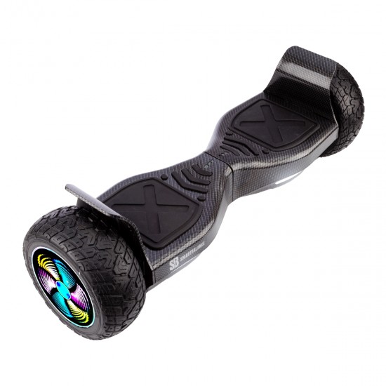 Elektromos Hoverboard csomag Komfortos Üléssel, 8.5 colos, Hummer Carbon PRO, Standard Hatótávolság, Fehér Szivacsos ülés, Smart Balance 7