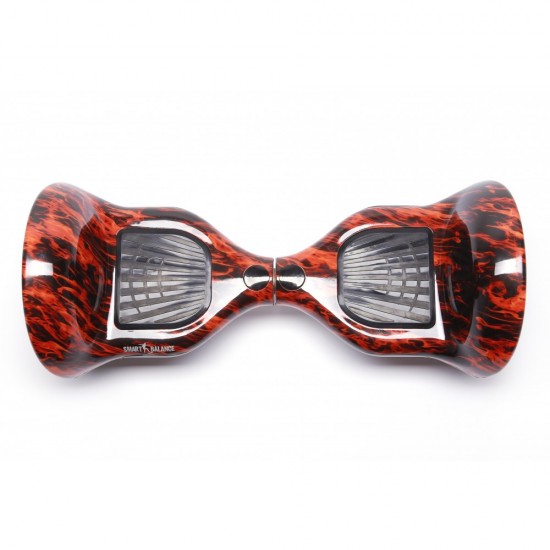 Elektromos Hoverboard GoKart Szett Lengéscsillapítókkal, 10 colos, Off-Road Flame PRO, Standard Hatótávolság, Piros HoverKart Lengéscsillapítókkal, Smart Balance 4