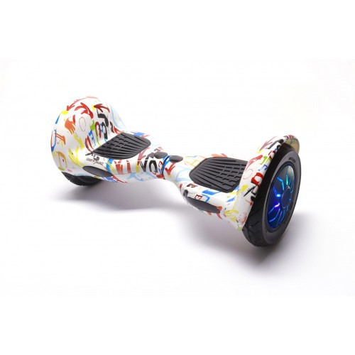 10 colos Hoverboard, Off-Road Splash PRO, Nagy Hatótávolság, Smart Balance