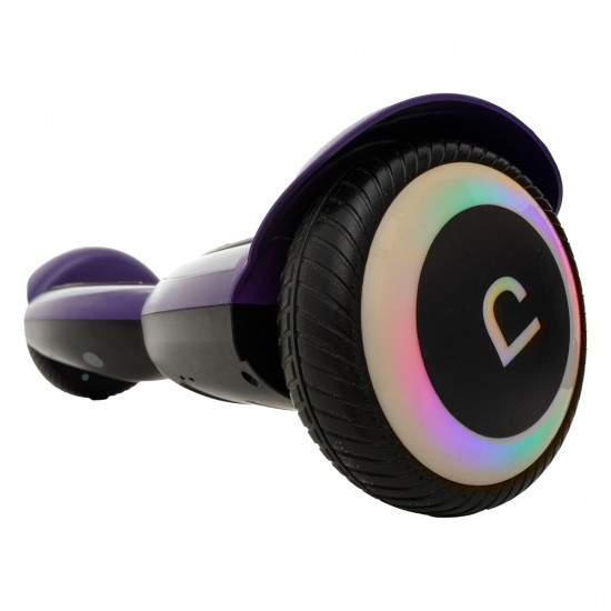 Elektromos Hoverboard GoKart Szett Lengéscsillapítókkal, 6.5 col, Jetson Prism Purple Plus, Piros HoverKart Lengéscsillapítókkal, Smart Balance 7