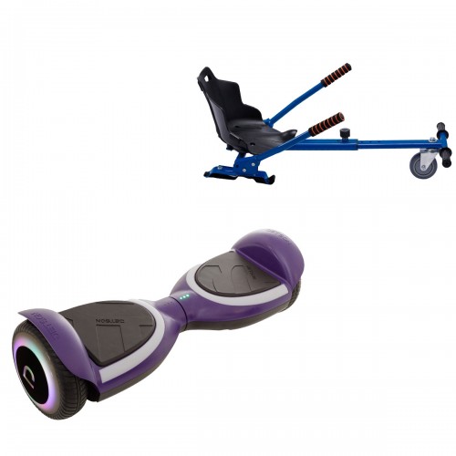 Elektromos Hoverboard Standard GoKart Szett, 6.5 col, Jetson Prism Purple Plus, és Kék Hoverkart, Smart Balance